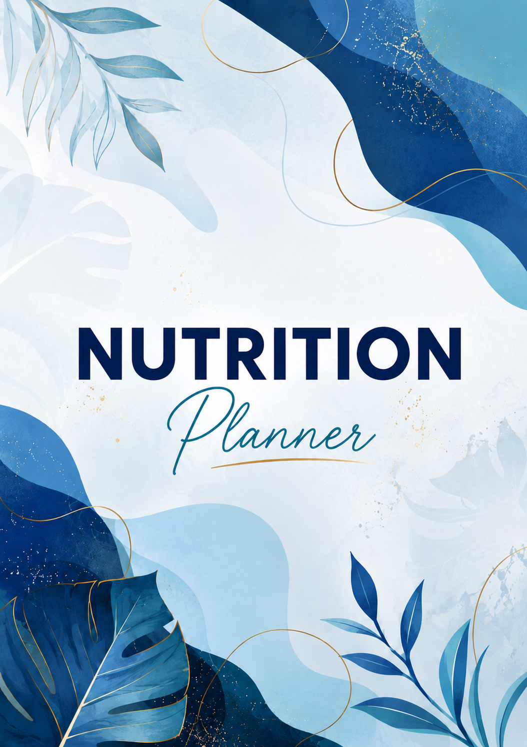 Nutrition Planner Canva A4