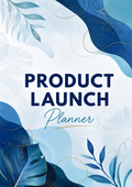 Product Launch Planner Canva A4